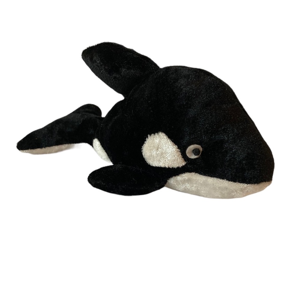 Keel Toy Co Whale Orca Sealife Beanie Simply Soft Collection Stuffed Plush 7"